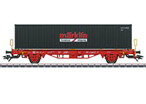 076-M47583 - H0 - Container-Tragwagen Lgs 580